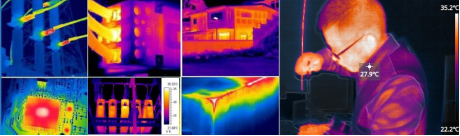手持红外热像仪热像图片