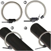 无线柔性罗氏线圈电流传感器产品安装